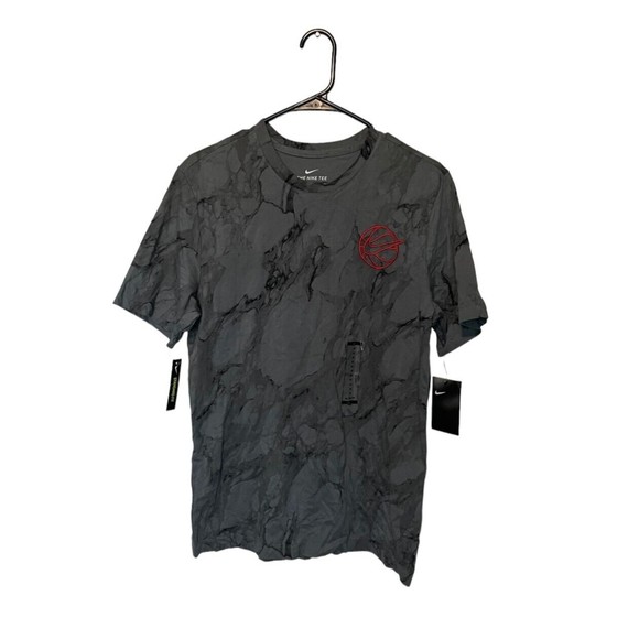 Nike Other - Nike Air Marble Shirt Mens Medium Gray Basketball AOP Athletic Sports Casual NEW